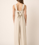 Wide Leg Jumpsuit in Natural