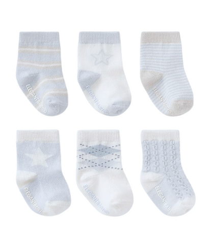 Classic Blues Baby Socks