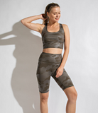 Plus Camo Chintz Sports Bralette - Multiple Colors