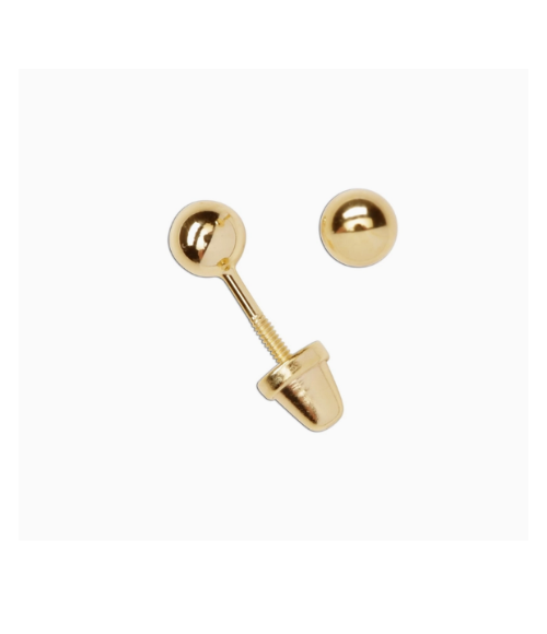 Gold Stud Earrings for Baby & Girls