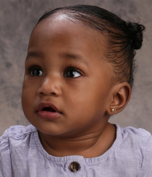 Gold Stud Earrings for Baby & Girls