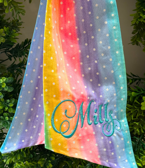 Custom Embroidered Wreath Sashes