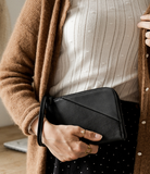Black & Grey Wristlet