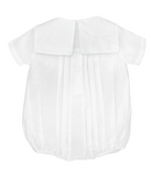 Train Embroidery Romper Set