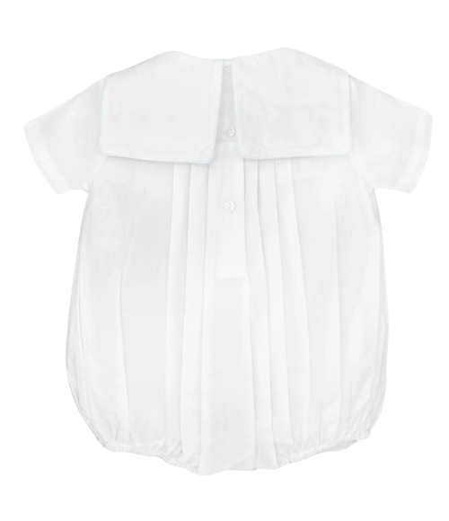 Train Embroidery Romper Set