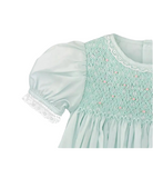 Fully Smocked Dress with French Lace