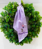 Custom Embroidered Wreath Sashes