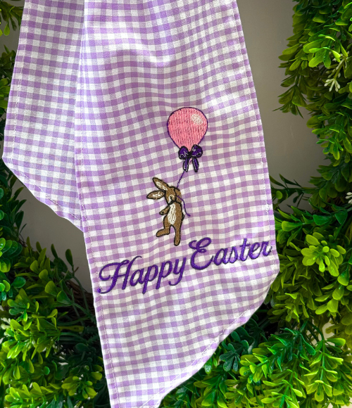 Custom Embroidered Wreath Sashes