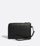 Black and Nubuck Wristlet