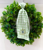 Custom Embroidered Wreath Sashes