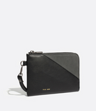 Black and Nubuck Wristlet