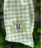 Custom Embroidered Wreath Sashes