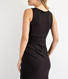 Plus Butter Soft Dress with Side Pintuck - Multiple Colors