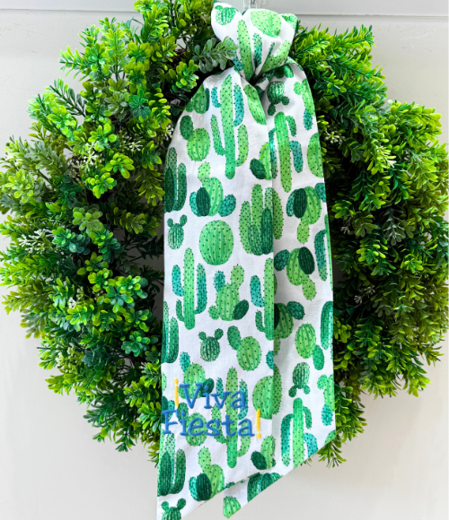 Custom Embroidered Wreath Sashes
