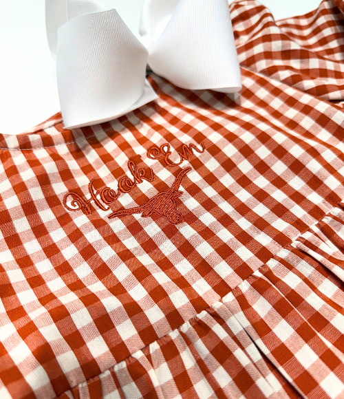 Lohnhorn Gingham Twirl Dress