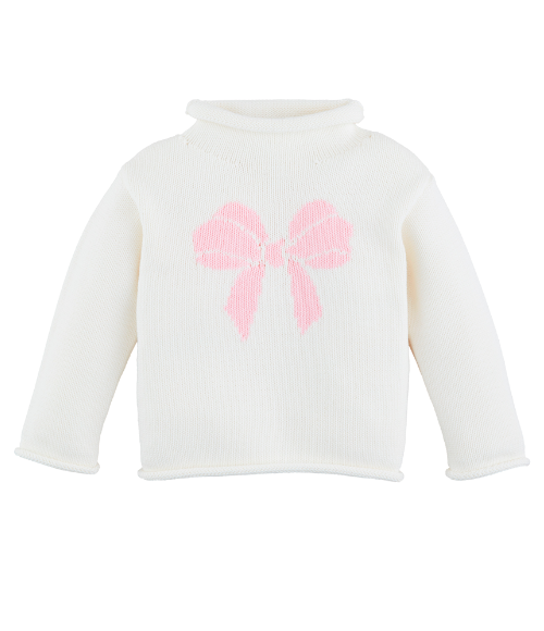 Bow Rollneck Sweater, 2T-3T