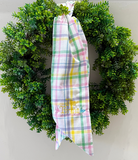 Custom Embroidered Wreath Sashes