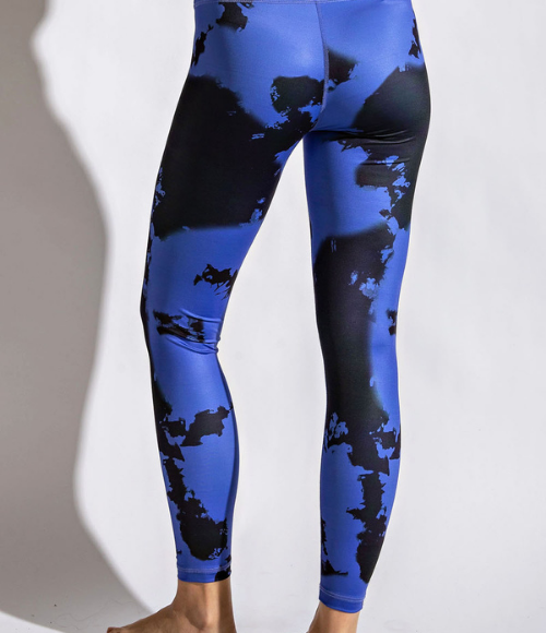 Plus Tie Dye Full Length Leggings - Multiple Colors