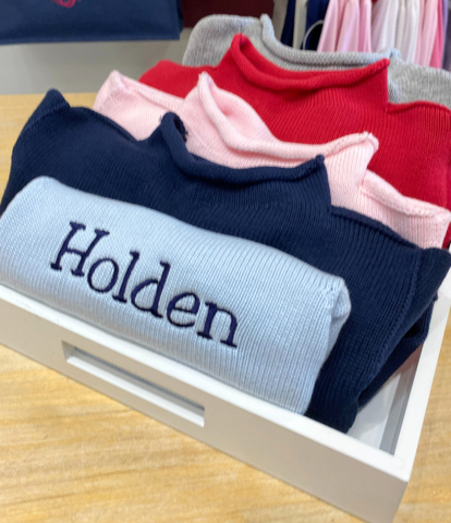 Jersey Rollneck Sweaters - Multiple Colors