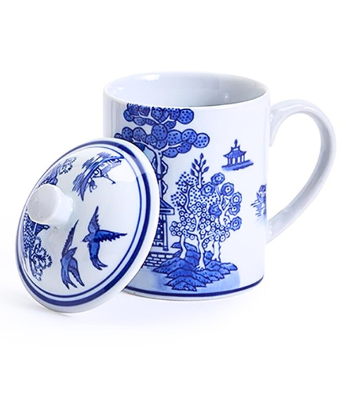 Chinoiserie Mug and Lid Set