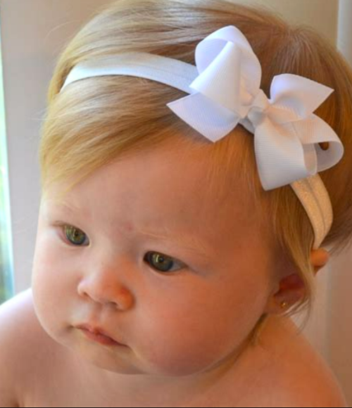 Skinny Add A Bow Elastic Headband Skinny Add A Bow Elastic Headband