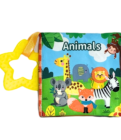 Cloth Book with Baby Teether