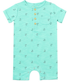 Henry Henley Romper - Multiple Colors