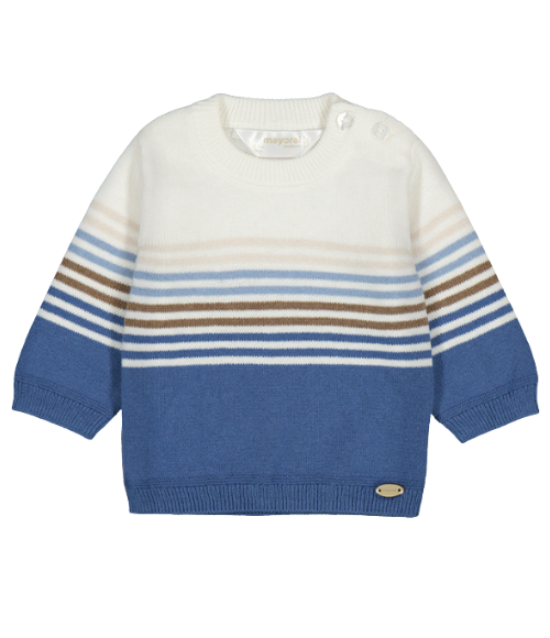 Arctic Blue Stripe Sweater