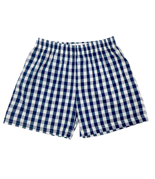 Navy Gingham Shorts Navy Gingham Shorts