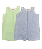 Boys Seersucker Romper