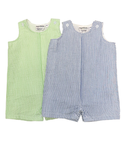 Boys Seersucker Romper
