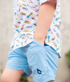 BQ Light Blue Performance Shorts