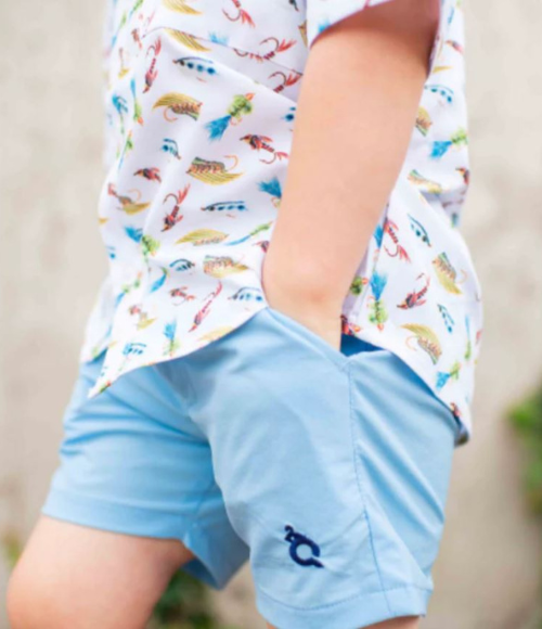 BQ Light Blue Performance Shorts