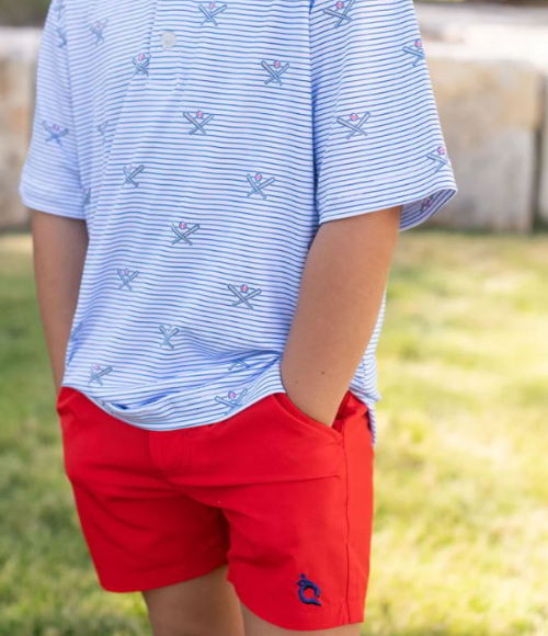 BQ Red Performance Shorts