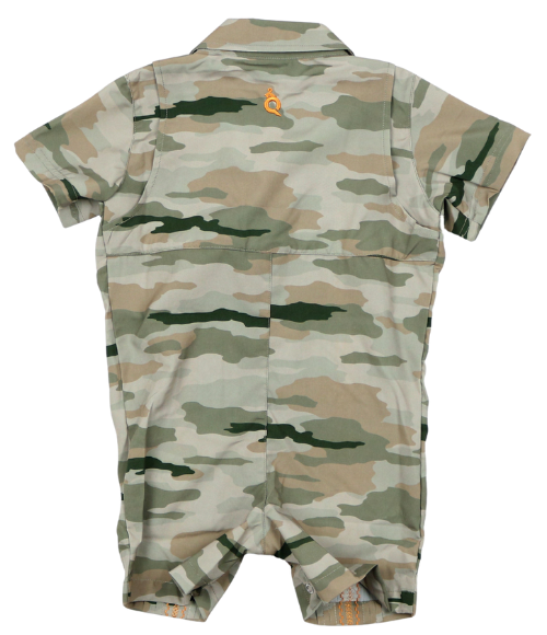 BQ Classic Camo Guayabera Romper