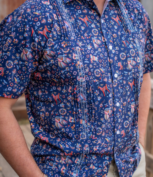 BQ Men's Fall Otomi Guayabera