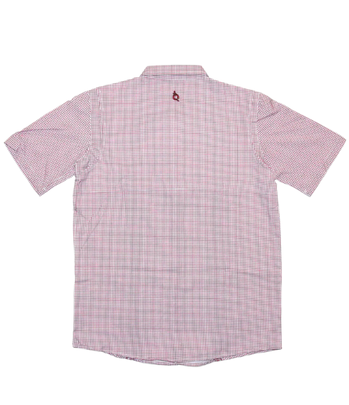 BQ Men's Maroon Guayabera