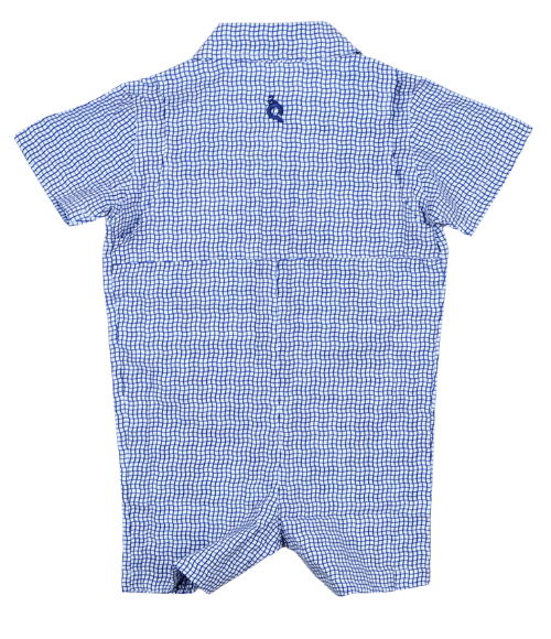 BQ Navy Guayabera Romper