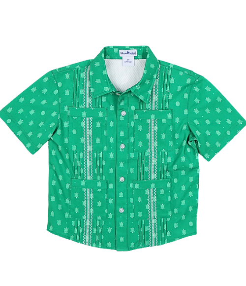 BQ Tortoise Guayabera Shirt