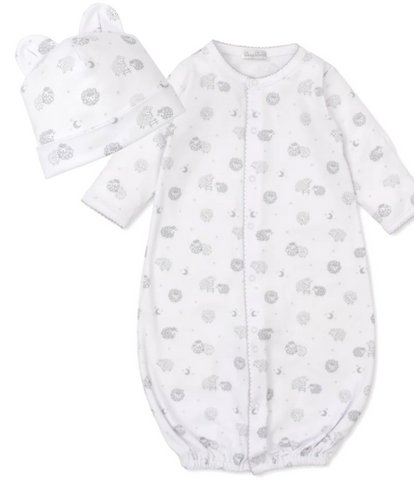 Kissy Silver Baa Baa Baby Sheep Converter & Hat Set
