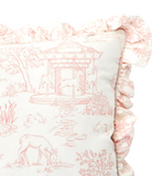 Baby Animal Toile Decorative Pillows