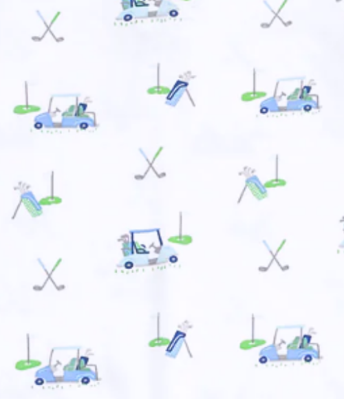 Baby Golf Carts LS Polo Romper