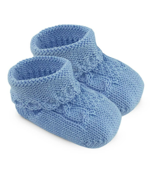 Baby Cable Knit Booties Baby Cable Knit Booties