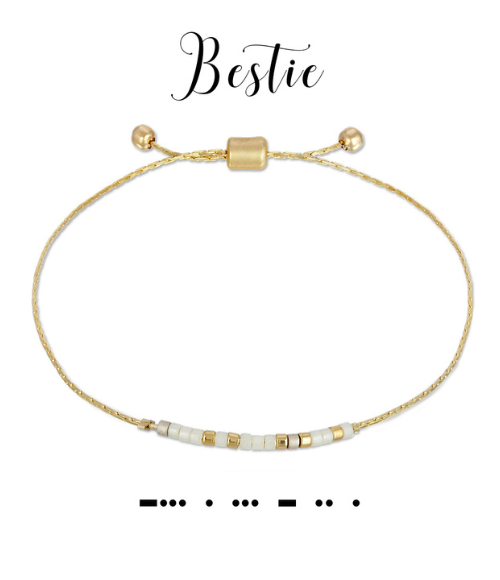 Bestie Morse Code Bracelet