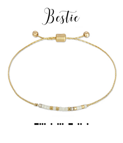 Bestie Morse Code Bracelet