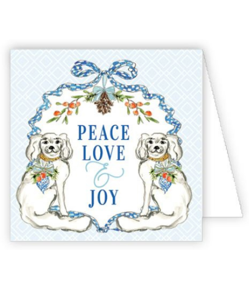 Peace, Love & Joy Holiday Enclosure Card