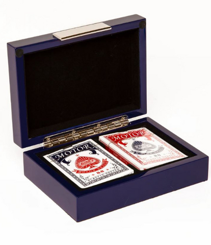 Blue Lacquer Playing Card Set