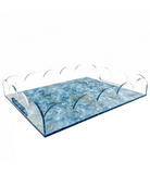 Scalloped Acrylic Trays