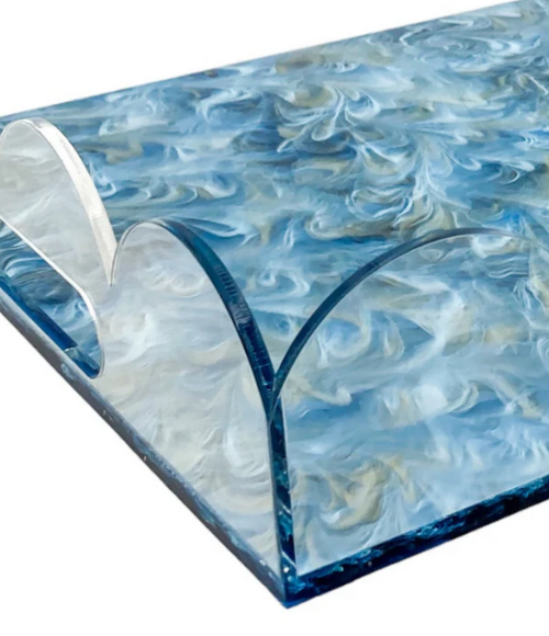 Scalloped Acrylic Trays Scalloped Acrylic Trays