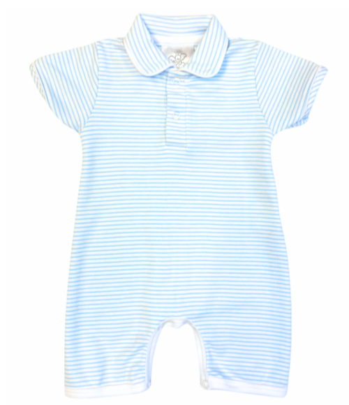 Bambinos Preston Playsuit - Blue Stripe